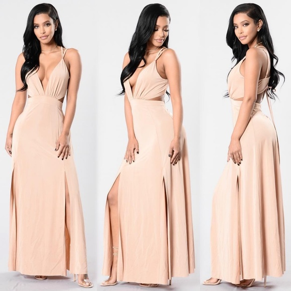 Fashion Nova Surplice Plunging V-Neckline Dress - Picture 3 of 8